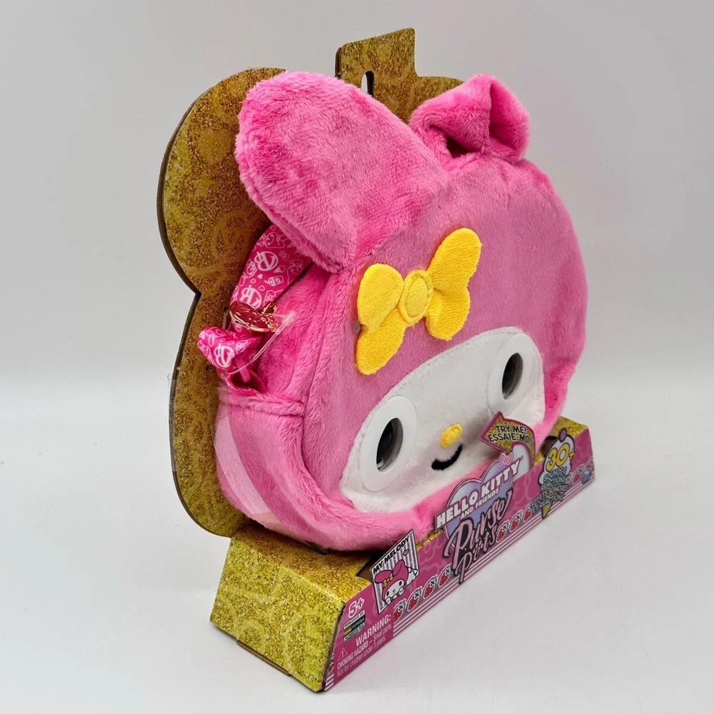 Sanrio My Melody Interactive Pet Toy & Plush Crossbody Purse Bag